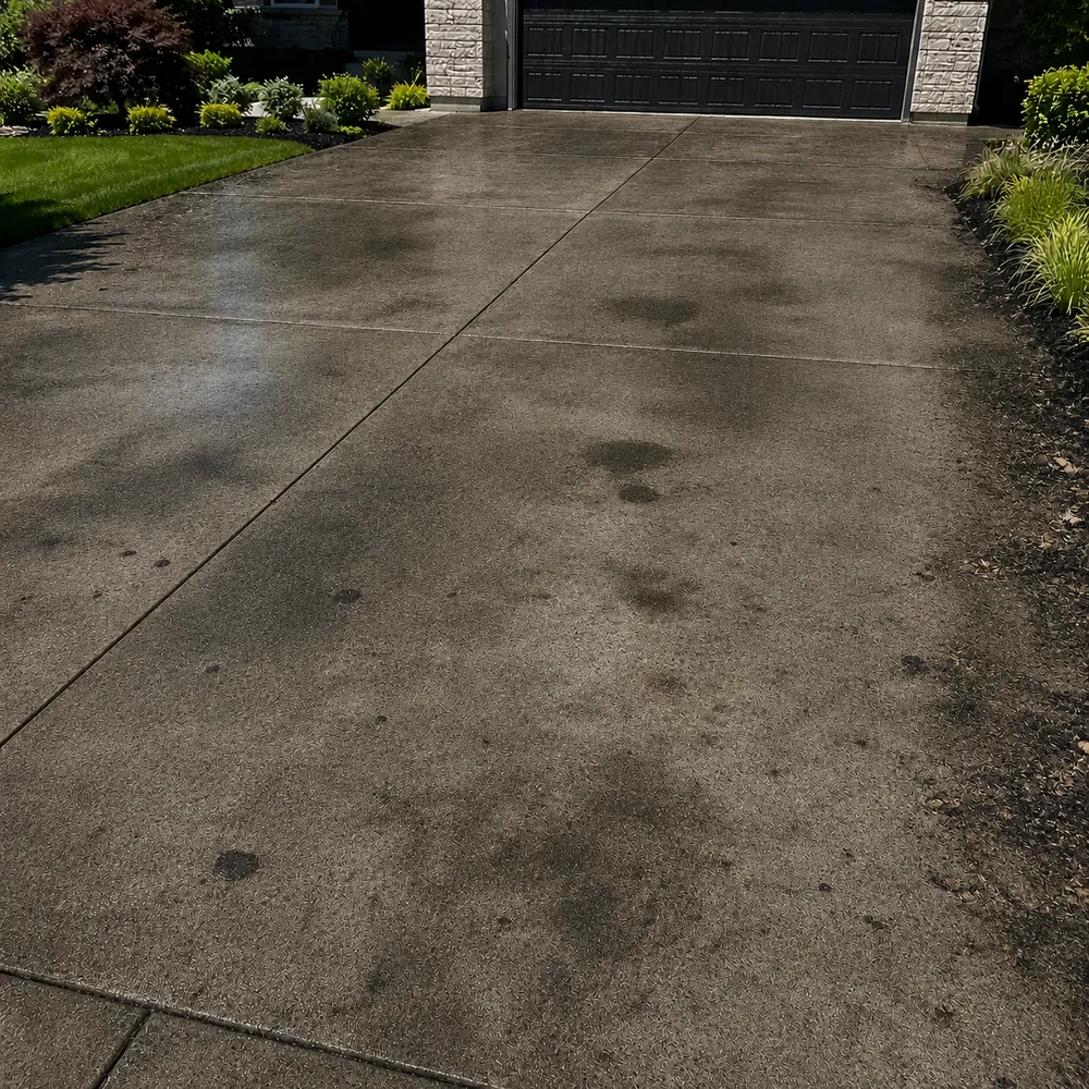 Before and after Driveway & Concrete